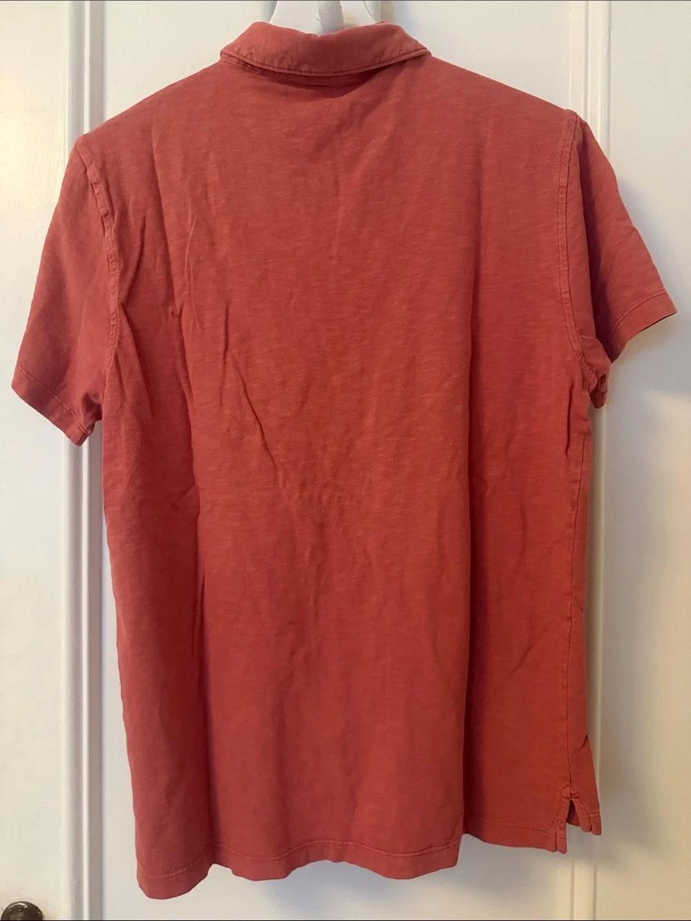 J. Crew Coral Polo with Chest Pocket